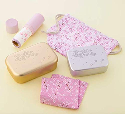 Handkerchief, Furoshiki (Hand-Dyed Yuzen Print) / Made In Japan, 19.7Inch (50 Cm), 100% Cotton, Washable, Japanese Reusable Bag, Bento Wrap Cloth, Chief, Scarf, Bandana (Plum-Beige) #TOP6