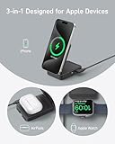 Anker MagGo 3-in-1 Wireless Charging Station, MagSafe-Compatible Qi2 Certified 15W Wireless Stand with Apple Watch and AirPods Support, For iPhone 17/16/15 Series and More (40W USB C Charger Included) - Image 5