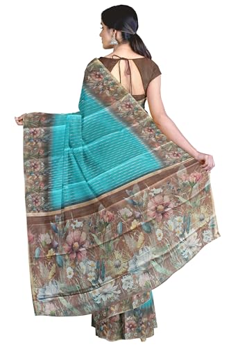 Chendhur Fashions green art silk saree in art silk – image 3