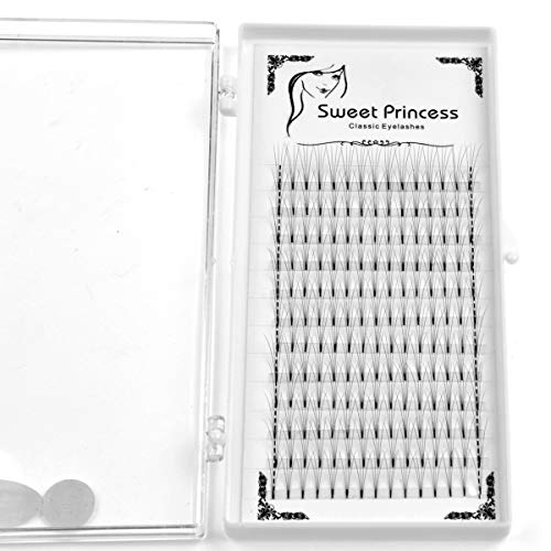 168Pcs 4D Volume Lashes Extensions Thickness 0.07Mm D Curl Premade Fans Cluster Lashes Nature Black Soft Individual False Eyelashes 8-15Mm To Choose (12Mm) #TOP4