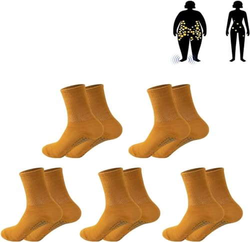 Angelslim Ionized - Calcetines de baja frecuencia con pulso de autocalentamiento, calcetines para quemar grasa de iones de oxígeno negativo, para hombre y mujer