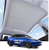 New Model Y Roof Sunshade Heat-Insulating, UV-Protective, Nano-Reflective Interior Accessories for Tesla Model Y 2025 (Juniper)