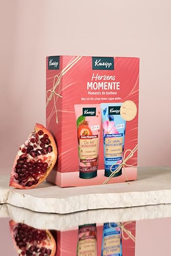 Kneipp Geschenkset Herzensmomente - Geschenkpackung mit 2 Aroma-Pflegeduschen in Originalgröße von Kneipp - Schenken Sie Ihren Liebsten pflegende Verwöhnmomente - 2 x 200ml