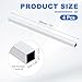 uxcell 4Pcs 6063 Square Aluminum Tube, 15mm x 15mm x 1mm Wall Thickness 305mm/12