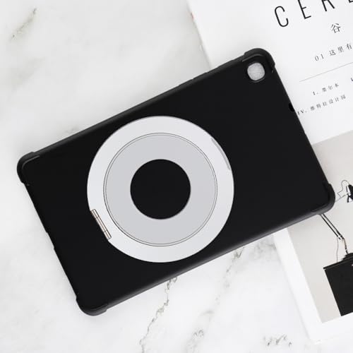 Funda Samsung Tab A 8.4 2020 con soporte de mesa y mango protector color negro plata 3