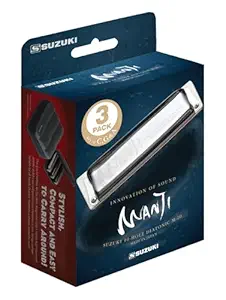 Suzuki MANJI 3-Piece Harmonica Set Keys: (C, G, A)