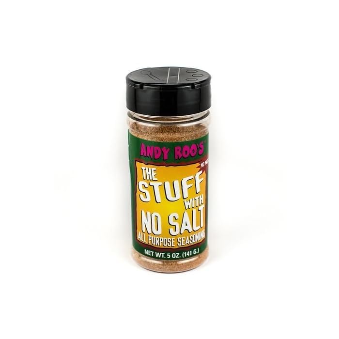 Buy Andy Roo's The Stuff With No Salt Cajun Creole All Purpose Seasoning, 5 Ounce Shaker