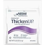 Resource Thickenup Instant Food & Drink Thickener Powder, Unflavored, 0.22 Oz Packet, 75 Pack