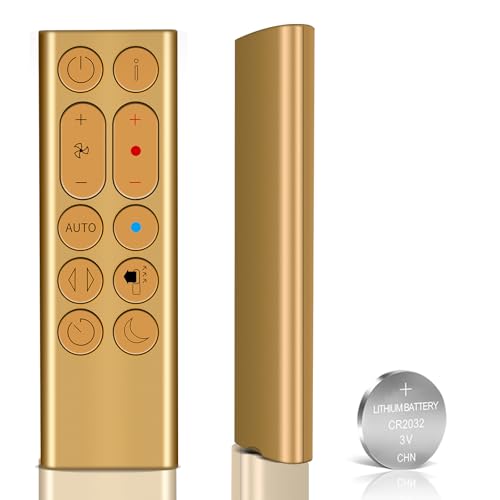 Snrigw Replacement Remote for Dyson HP06/HP05/HP04 Pure Hot+Cool Fan-Gold