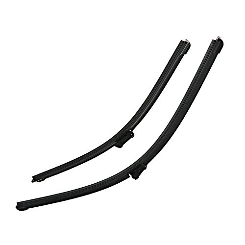 D2D Par de escobillas limpiaparabrisas delanteras de 27 cm y 25 pulgadas