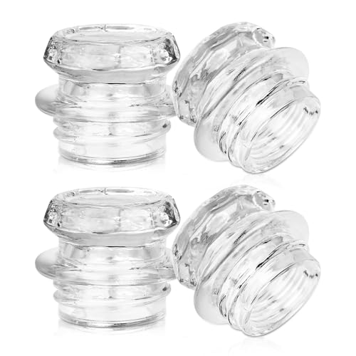 4 Pcs Coffee Percolator Glass Top Replacement Compatible with Coleman Gsi