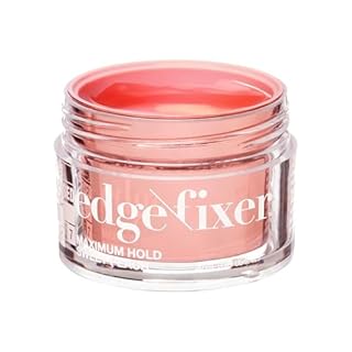 KISS Colors & Care Maximum Hold Edge Fixer, 24 Hour Scented Styling Hair Gel with Biotin, Non-Greasy, Long-Lasting Moisture & Shine for All Hair Types, 30 mL (1.01 US fl. oz.), Sweet Peach