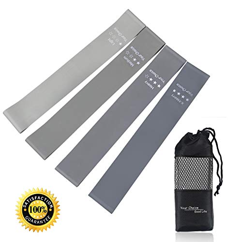 Your Choice Premium Resistance Loop Bands Exercise Work Out Fitness Bands for Legs and Glutes, Physicaly, Stretch (B4 Gray Series) - Thumbnail 3