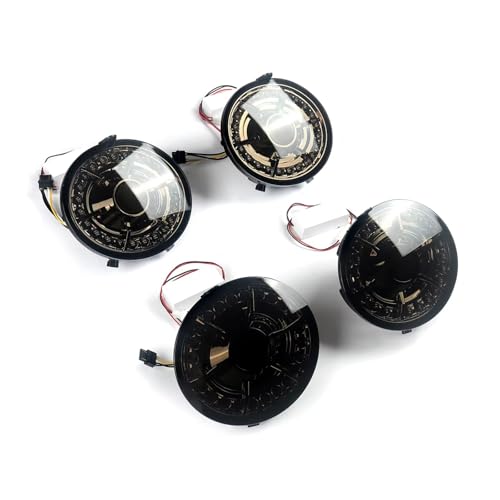 Cabochon feux arrière pour Corvette C6 2005-2013 avec kit de 4 pièces LED