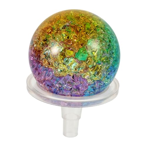 Garneck Adornos De Fuente De De Agrietada Hielo para Decoración De Escritorio Esfera De para Fuente Pecera Esferas Decorativas para Estanque