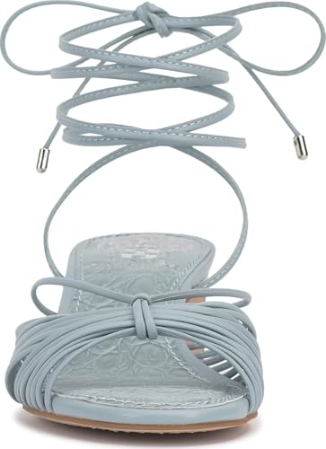 Image of Vince Camuto Lory Ankle Wrap Kitten Heel Sandals