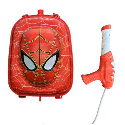 PoPo Toys Holi Pressure Pichkari with Spiderman RED Bag Tank- 5 LTR, with Free Balloons, Gulal and Surprise Holi Gift | RED | Big Tank (B0CW3GJLHV) Amazon Price History, Amazon Price Tracker