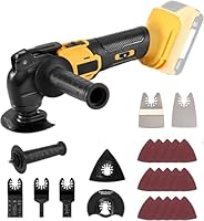 Oszillierendes Werkzeug Multifunktionswerkzeug Kompatibel mit Dewalt 20V Akku, 6 Einstellbare Geschwindigkeiten, 4° Oszillationswinkel, Bürstenlos Motor zum Entfernen,Schaben Batterien nicht enthalten