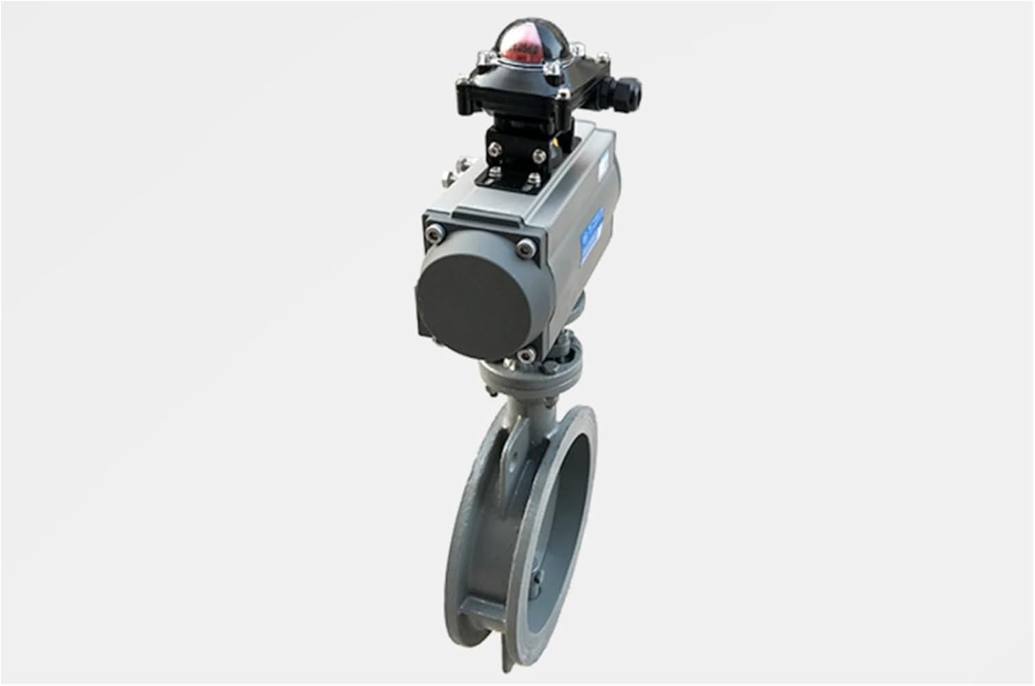 Pneumatic Ventilation Butterfly Valve Cast Steel Wafer Type Warm air Discharge Butterfly Valve(DN350)