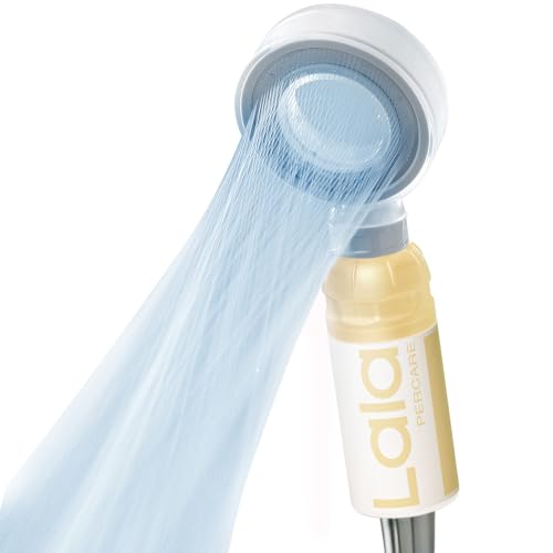 Lalapercare Shower Head with Handheld & Aromatherapy Shower Filter, Milk