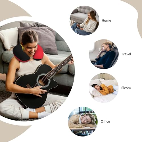 Almohada de espuma viscoelástica tamaño viaje y forma U miniatura 7