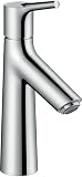 hansgrohe Talis S Miscelatore monocomando lavabo 100 senza con saltarello, cromo, 72021000