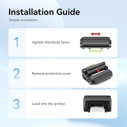 Image of B2360 M11XH Black High Yield Toner Cartridge with Chip 1-Pack Replacement for Dell B2360 M11XH Toner Compatible with Dell B2360 B2360d B2360dn B3460dn B3465dn B3465dnf Laser Printer Ink All-in-One