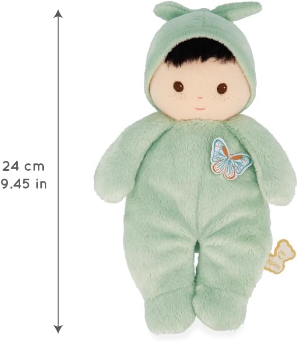 Kaloo - Very Soft and Fluffy Baby Doll 24 cm - Cuddling with Plush Figure Toys - Ultra-Soft Fabric - Perfect for Baby's Sensitive Skin - Machine Washable - Eco-Friendly - Sensory Stimulation