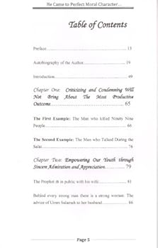 Paperback He Came to Perfect Moral Character Book