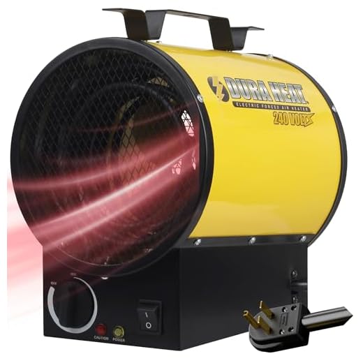 Dura Heat Electric Forced Air Heater, Length: 10.75in, Width: 8.75in, Height: 12.75in