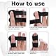 Hongoen 5 Stück Fingerschienen,Fingerglätter Finger Schiene Stabilisator,Fingerschiene Kleiner Finger,Fingerschiene Ringfinger,Fingerschiene Mittelfinger,für Gebrochene, Verstauchte, Arthritis