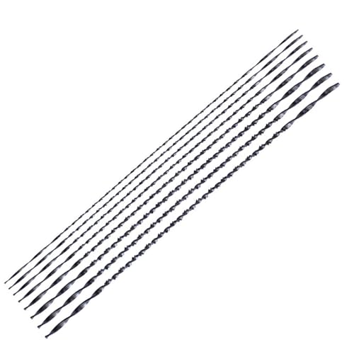 Image of 8 Piece Precision Spiral Jewelry Saw Blades Kit(#1 - #8),5 inch Spiral Scroll Saw Blades Pinless,Assorted Coping Saw Blades for Wood,Metal,Plastic Cutting,Jewelry Making,Woodworking,Crafts
