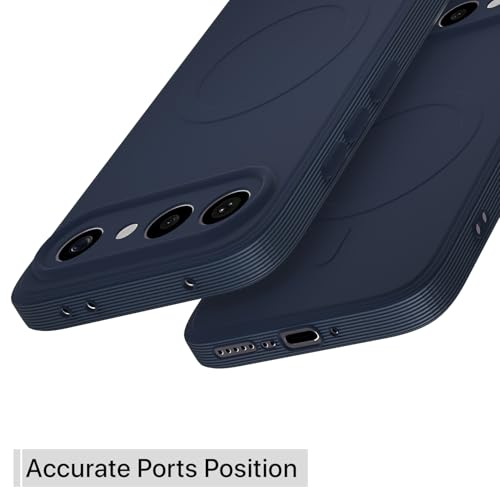 Image of Pikkme Back Cover for Vivo X300 FE 5G Soft Matte Silicone Mag-Safe Design (Mag-Safe Not Support) Camera Protection | Slim Fit Bumper Cover (Blue)