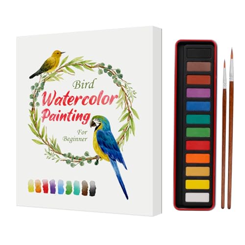 SkilLify Birds watercolor workbook image