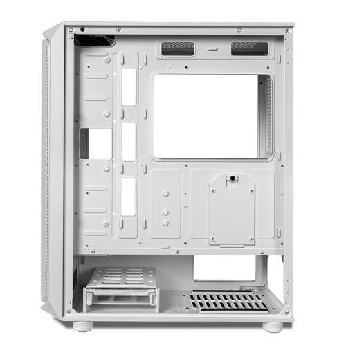 Gabinete Gamer Pichau Gadit L, ARGB, Mid-Tower, Lateral de Vidro, Com 3 Fans, Branco, PG-GDLWH-ARGB0