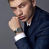 Silicone Watch Bands for Men Women, Quick Release Watch Strap Soft Rubber Waterproof Sport Watch Band Replacement Straps with Metal Buckle