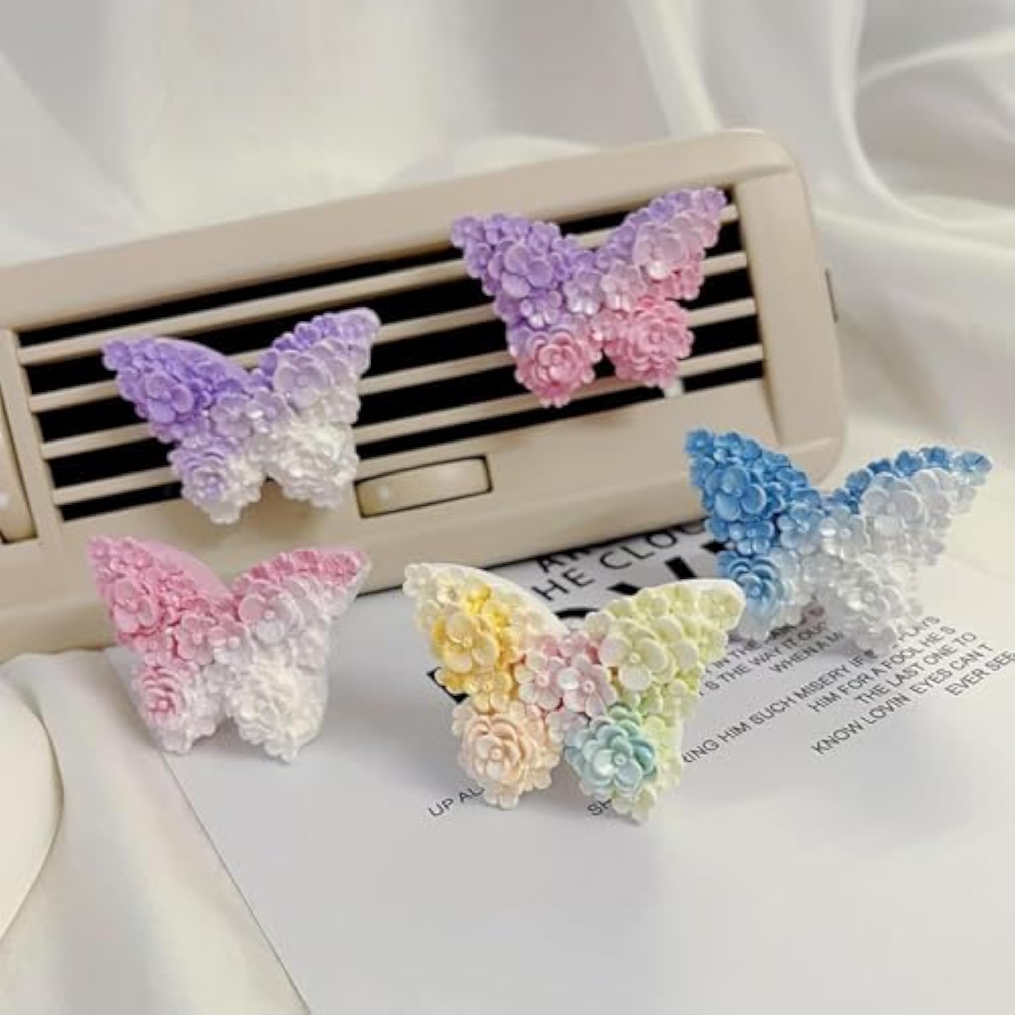 3D Flower Butterfly Shape Candle Mold for Decoration