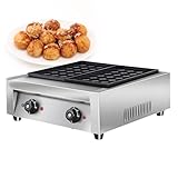 GESAIDES Minimáquina para Hacer Muffins, Poffertjes Eléctricos, Minipanqueques Holandeses, Parrilla para Takoyaki, Bolitas de Pulpo, Waflera para el Hogar,B