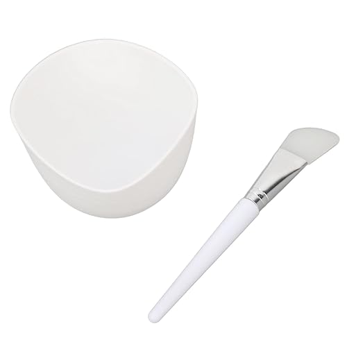 Miniatura 7 de Juego de brochas de silicona para bricolaje, ligero, exquisito, juego de cepillos de silicona, juego de cuencos plegables para mezclar máscaras y