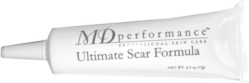 MD Performance Ultimate Scar Formula - Advanced Silicone Scar Gel for Face, Body, Surgical, Burn, Acne and C Section Scar Treatment, Clinically Proven. MADE IN USA