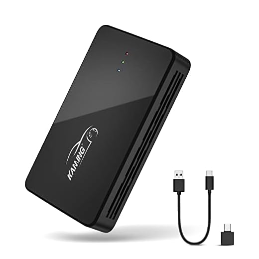 KAMING Wireless CarPlay Adapter with Netflix - 2022 The Magic Box CarPlay Adapter for iPhone & Android Phone to Stream to Your Car & Convert Wired to Wireless Apple CarPlay & Android Auto, Easy to Set