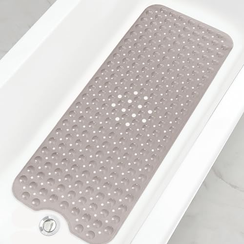 Tapis de douche extra-long antidérapant pour éviter les chutes dans le bain
