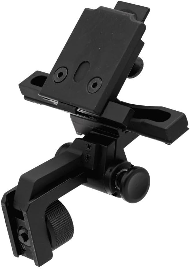 Armasight MNVD Helmet Mount Number 183 with Flip-Up Design and Helmet Attachment (Black)