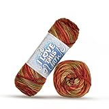 I Love This Yarn 4 - Medium Yarn for Crocheting & Knitting – 252 Yards of Acrylic Yarn for Crocheting Blankets, Hats, & More – Craft Supplies for Handcrafting Accessories, Autumn Stripe