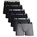 Produktbild ANTONIO ROSSI (6er Pack Herren Boxershorts mit Eingriff  Superweiche Baumwolle, Atmungsaktiv & Ohne Kratzende Etiketten  Bequeme Unterhosen für Männer  Stretch Passform, Feuchtigkeitsableitend