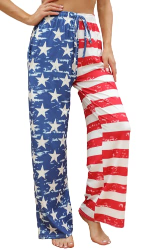Image of X-Image Women Comfy Casual Pajama Pants with Pockets & Drawstring