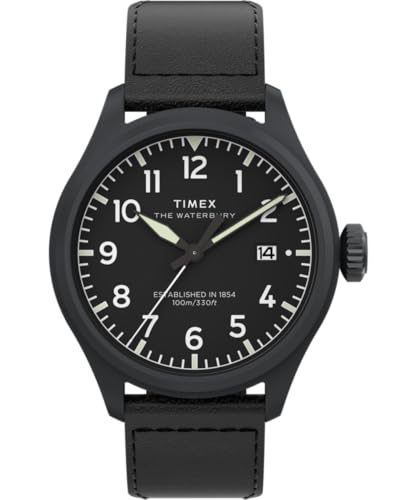 Montre Timex Waterbury Ace pour homme avec cadran de 41mm et mouvement quartz précis