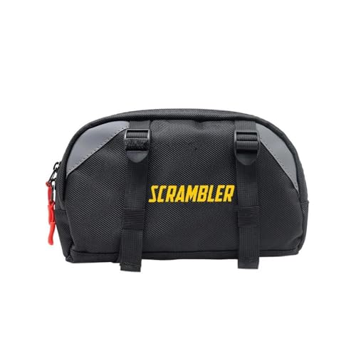 VQLDPX Wasserdicht Motorrad Tasche Motorrad-Lenkertasche Für Ducati Scrambler 1100 & 400, wasserdichte Werkzeugtasche, Reisetasche Reisetasche Satteltaschen(Schwarz 2)
