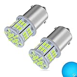 【24V車専用】S25 LEDシングル アイスブルー 爆光 G18 BA15s P21W 54連 3014SMD トラック デコトラ ダンプ バス 大型車用 バルブ バックランプ マーカー球 ターンライト ブレーキランプ サイドフラッシャーランプ 高輝度 汎用 （2個セット）