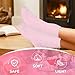 Suhine 12 Pairs Fuzzy Socks Winter Warm Socks Women Soft Stocking Plush Coral Fleece Gift for Christmas Winter Slipper Sleep (Crew,Pink)
